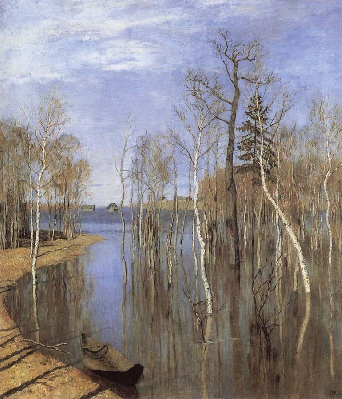 Isaac Levitan Springtime Flood